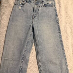 Abercrombie & Fitch Light Blue Straight-Leg Jeans